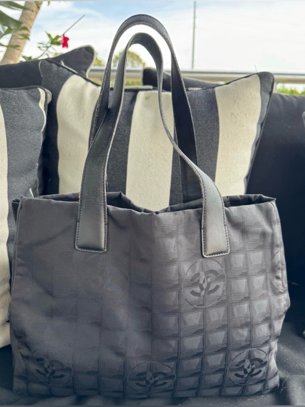 Authentic Chanel Travel Line Tote